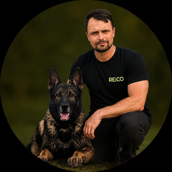 Nico mit seinem Schäferhund